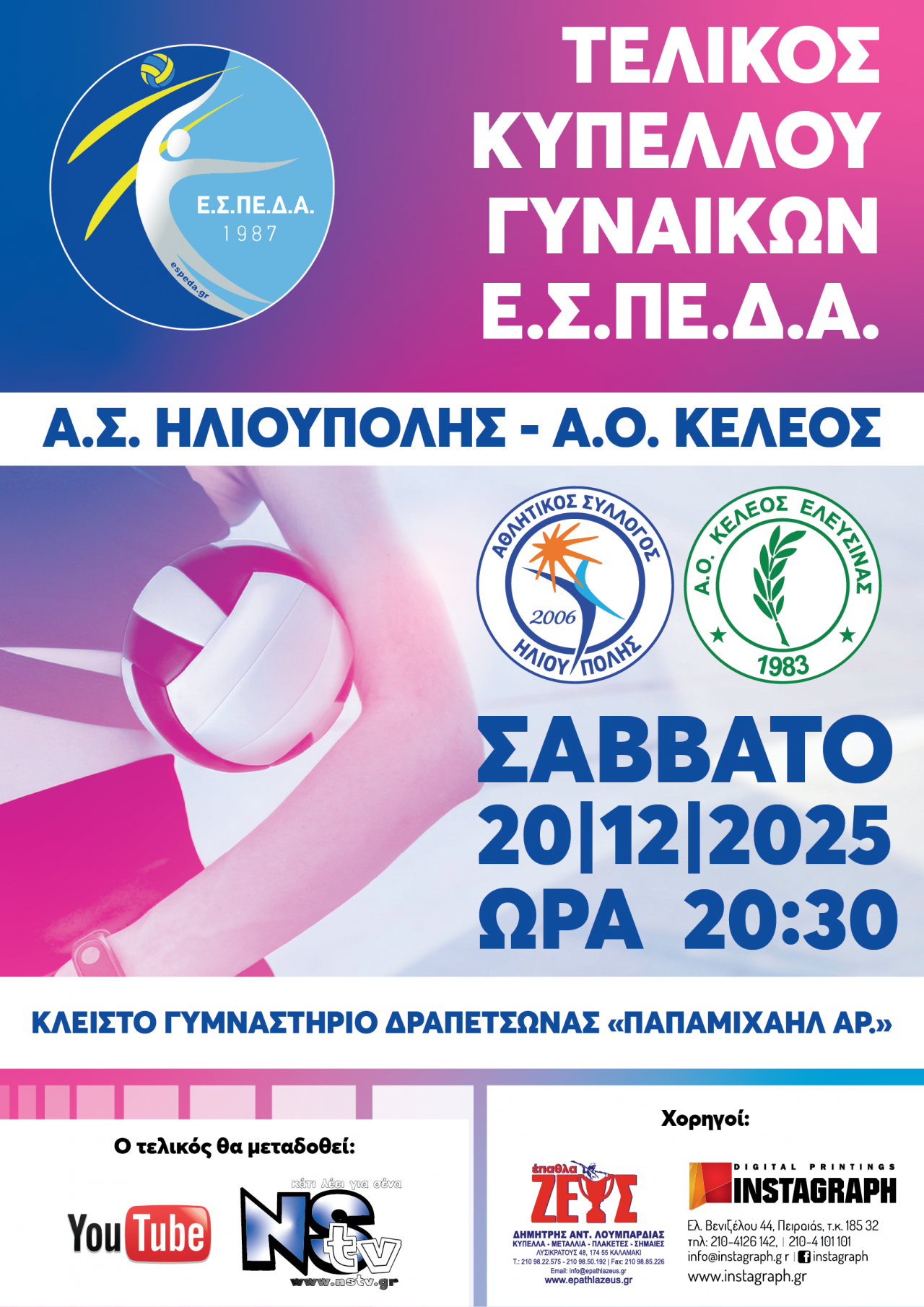 ΤΕΛΙΚΟΣ ΚΥΠΕΛΛΟΥ ΓΥΝΑΙΚΩΝ